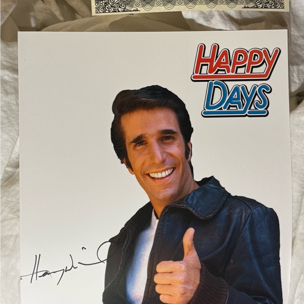 Henry “The Fonz” Winkler Signed Photo